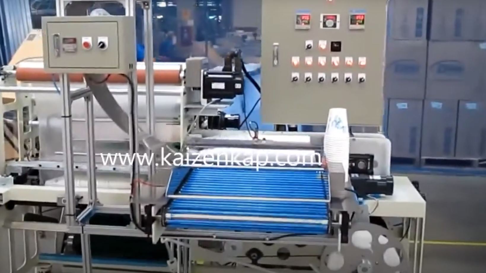 Kaizen | Kağıt Bardak Paketleme Makinesi