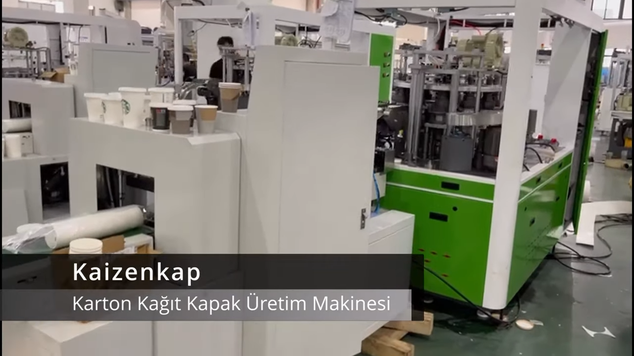 Kaizen | Karton Dondurma Kasesi Kapak Üretim Makinesi